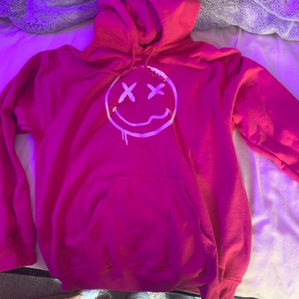Smiley face hoodie
